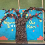 An image of the fall display "Welcome to Our Patch".