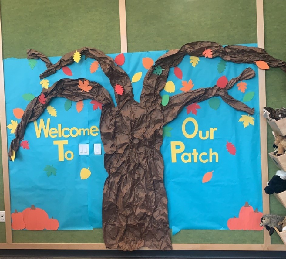 An image of the fall display "Welcome to Our Patch".